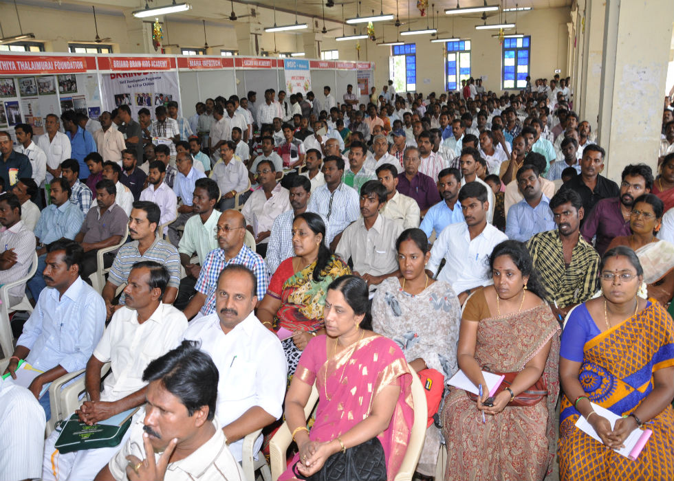A Section of Audience in the Suyathozhil Madurai 2013 Seminar on October 4th 2013 at Madurai